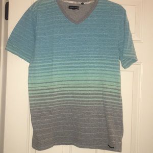 Men’s fun t-shirt. Stripes and ombré. 🌴🌊🏄🏻‍♂️